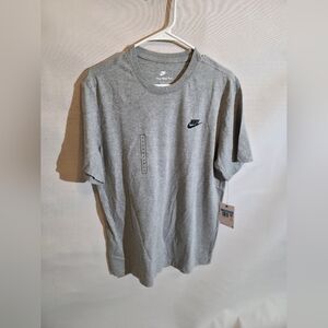 Nike Men's Heather Gray Short Sleeve Tee Medium